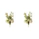 thumbnail image 4 of Flores artificiales Rosas Advancent Ramos de novia Blanco Verde 2Conjunto, 4 of 6