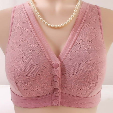 LLYWEY Womens Bras No Underwire Discounts Women Bras Full-Coverage Ladies Underwire Bra Style-448 Women Multiway Bra Feature Adult Female Everyday Sports Bras Pinks 36B