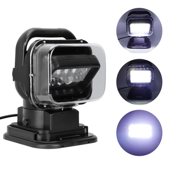 Reflector Con Control Remoto De Luz LED De 60 W Con Ventosa Magnética, Lámpara De Trabajo De Alto Brillo Para Automóvil, Yate, SUV, Para Adecuado ATV, Diseño Impermeable IP67