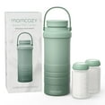 thumbnail image 1 of Momcozy 22oz Portable Breast Milk Cooler, Life Saver with 360° Total Cooling, Larger Capacity Travel Breastmilk Chiller with 2pcs Baby Bottles, Green, 1 of 10