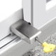 thumbnail image 1 of 2 Piezas con Llave Cerradura de Seguridad para Marco de Puerta de Aleación de Aluminio, Cerraduras de Ventana Dobles Deslizantes Ajustables Cerraduras de Seguridad de Acero Limitador de Seguridad para Niños Rojo Verde, 1 of 4