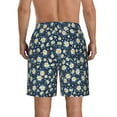 thumbnail image 3 of Naloa Daisy Floral B Men's Beach Shorts, Surfing shorts, Swim trunks, Quick Dry Swim Trunks for Surfing Beach Fun - 3X-Large, 3 of 9