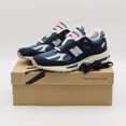 thumbnail image 2 of Size 11 - New Balance 991v2 Made in England Vintage Sport Pack - Navy, 2 of 6