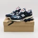 thumbnail image 2 of Size 11 - New Balance 991v2 Made in England Vintage Sport Pack - Navy, 2 of 5