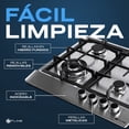 thumbnail image 2 of Parrilla de Gas Empotrable FLINE Lund 4 Acero Inoxidable 4 Quemadores, 2 of 5