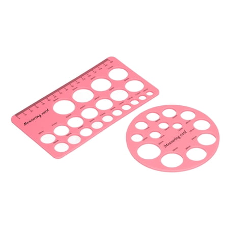 Tubing Sizing Ruler Flange Measurement Tool Sizing Nipple Rulers Set Silicone For Round And ...
