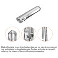 thumbnail image 3 of Unique Bargains 40Pack 3.7x20mm Metal Shoelace Tips Open Mouth Shoelace Repair Cords End Tips Silver, 3 of 6