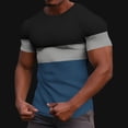 thumbnail image 6 of Bxsruta Men'S Loose Fit Elastic Print T-Shirt with Round Neck and Short Sleeve for Casual Spring and Summer Wear, 5XL, 6 of 7