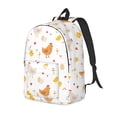 thumbnail image 1 of Easygdp Funny Chicken Mochila de Lona Resistente para Laptop, Compatible con Laptops de 15 a 17 pulgadas, Ideal para Escuela, Trabajo y Viajes-Small, 1 of 5