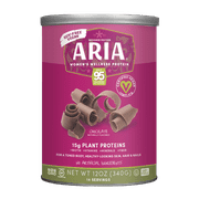 Aria Women's Vegan Plant Based Protein Supplement, Chocolate, 12 Oz