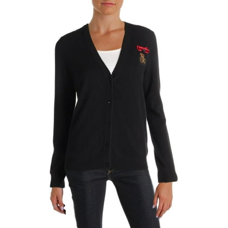 - Lauren Ralph Lauren Womens Lenia Cashmere Lightweight Cardigan Sweater