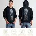 thumbnail image 5 of LAOLIUSN Cat Graphic Hoodie Autumn Winter Long Sleeve Pullover Cute Realistic animal-themed sweatshirts，Size S–4XL, 5 of 7