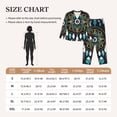 thumbnail image 4 of Balery Boho Dreamcatcher Conjunto de Pijama con Estampado para Mujer, Conjunto de Dos Piezas con Manga Larga, Ropa de Dormir Suave con Bolsillos, Pijamas Cómodos-Small, 4 of 7