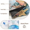 thumbnail image 6 of Round Rug 5Ft Washable Non-Slip, Jellyfish Coastal Circle Area Rugs for Living Room Bedroom, Summer Nautical Starfish Coral Ocean Indoor Floor Mats Carpet Runner for Home Decor Aesthetic, 6 of 8