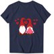 thumbnail image 1 of Blusas de Manga Corta para las Mujeres Divertida Impresión Cuello Redondo Camiseta Vintage, Blusas de Primavera para las Mujeres, 1 of 8