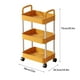 thumbnail image 3 of Armario de ropa Ziloco en liquidación. Carrito de almacenamiento con ruedas de 3 niveles. Organizador multiusos de plástico para cocina, sala de estar, oficina y baño., 3 of 4