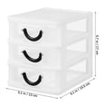 thumbnail image 2 of NUOLUX Caja Organizadora Con Cajones Transparente Para Oficina Y Actividades, 2 of 8