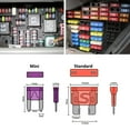 thumbnail image 2 of Kit de fusibles automotrices de 140 piezas - Surtido de fusibles automáticos de cuchilla estándar y mini fusible para automóvil para vehículos recreativos marinos, campistas, barcos y camiones (5 A, 7, 2 of 6