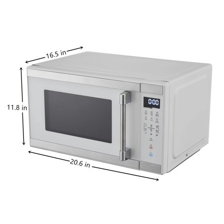 

UPPERI 1000 W Mid Size Microwave Oven 1000W Stainless Steel
