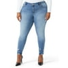 Sofia Jeans Women's Plus Size Rosa Curvy Super High-Rise Destructed Jeans