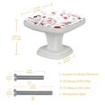 thumbnail image 4 of 4PCS Square Cabinet Fluorescence Knob Glowing in the Dark Furniture Drawer Pulls Handle with Screws Christmas, 4 of 5