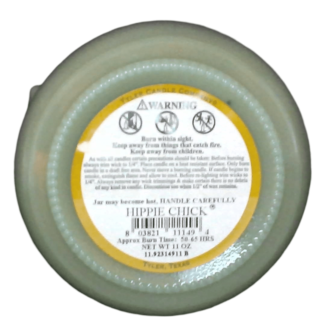 Tyler Candle Company - Hippie Chick - 11oz jar candle - with Tyler matches