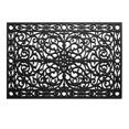thumbnail image 1 of 2 x 3 ft. Gatsby Rubber Rectangular Doormat, Black, 1 of 1