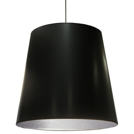 

Dainolite 1 Light Oversized Drum Pendant X-Large - Black