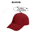 thumbnail image 3 of Unisex Baseball Cap, Adjustable Candy Colored Sun Hat, Plain Lightweight Sport Dad Hat for Men and Women, Spring Summer Hot Pink, 3 of 3
