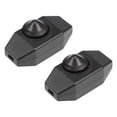 thumbnail image 1 of Rotary Cord Switch AC 250V 2A Slide Control Lamp Dimmer 100W Black 2pcs, 1 of 3