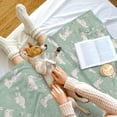 thumbnail image 3 of Soft Luxury Easter Blanket Cute Bunny Spring Flower Warm Throw Blanket for Couch,Lightweight Plush Fuzzy Cozy Easter Blanket Throw,Seasonal Spring Holiday Blankets for Couch Bed Living Room 50"x40", 3 of 8