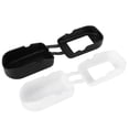 thumbnail image 3 of Estuche para oxímetro Cubierta de pulso para la yema del dedo Oxímetro Protector de silicona Resistente al desgaste Hogar para viajes Casa(Black+white) Hogar Octpeak NO, 3 of 7