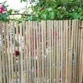 thumbnail image 3 of Backyard X-Scapes Natural Raw Split Bamboo Slat Fence 6 ft H x 6 ft L (2-Pack), 3 of 12