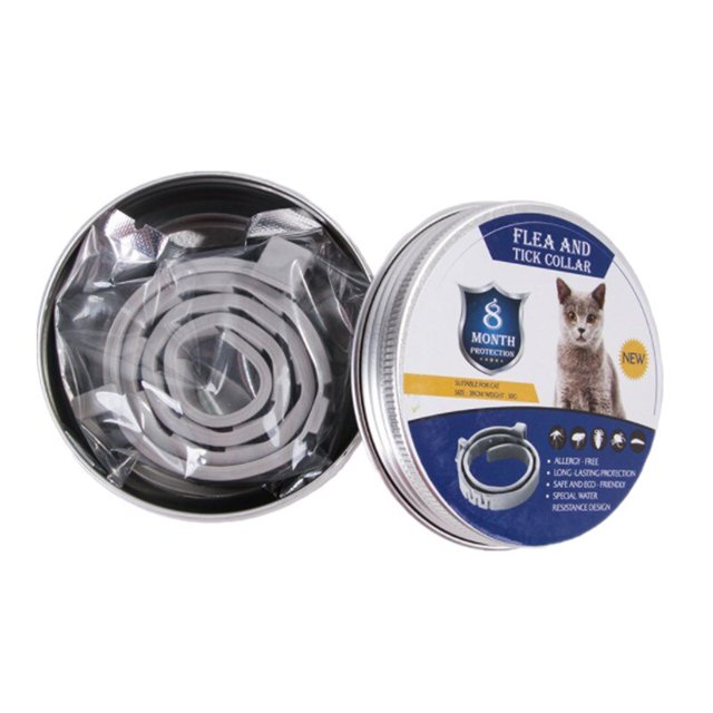 Collar antimosquitos y antipulgas para mascotas, perros y gatos, suministros de salud para mascotas, dura 8 meses LIUWENJING unisex