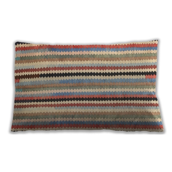 Ahgly Company Outdoor Rectangular Contemporary Lumbar Throw Pillow, 13 inch by 19 inch
