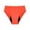 Orange, variant on Krdevn Women Solid Mid Rise Seamless Ice Silk Bikini Underwear Ultra Thin Stretch Invisible No Show Soft Comfort Daily Panties Multi Pack Size:2XL