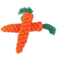 thumbnail image 3 of Carrot Rope Dog Toy Interactive Funny Pet Teeth Cleaning Toy Puppy Chew Rope Toy, 3 of 8