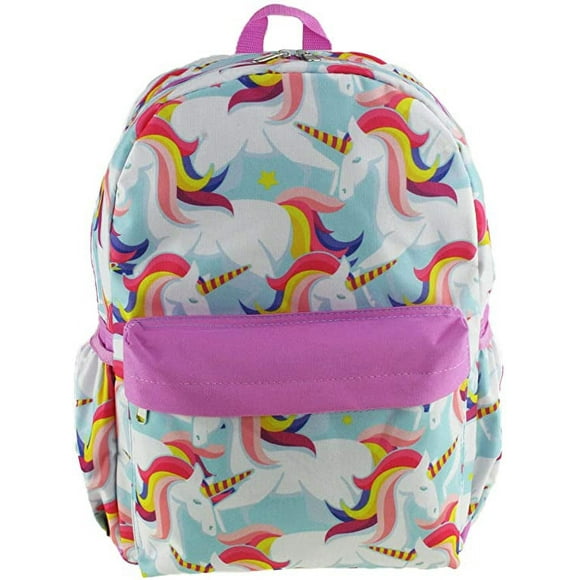 Sac à Dos - KBNL - Bleu Uniron/rose 16" All-Over Print