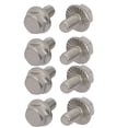 thumbnail image 1 of Tornillo de Cabeza Hexagonal Unique Bargains M6X10mm Acero Inoxidable 304 8 Piezas, 1 of 3