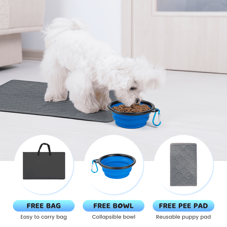 High-grade waterproof collapsible pet bowl