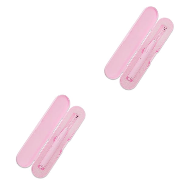 Guardurnaity orejera linterna luminosa antideslizante herramienta de eliminación de cera de los oídos cureta de cera operada por limpieza orejera Rosa 2piezas Guardurnaity CBP210080