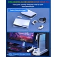 thumbnail image 2 of Station de Refroidissement PS5/PS5 Slim avec Station de Charge pour Manette Playstation 5 Slim/standard Console Disque/numérique, Accessoires de Refroidissement PS5 Slim Incl Cool, 2 of 9