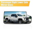 thumbnail image 2 of Unique Bargains Car Rearview Mirror Glass Replacement with Heat Function Right Side for Chevy Silverado 1500 2014-2017,Black, 2 of 7