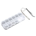 thumbnail image 1 of Demonsen Glasses Screws Set,Glasses Repair Kit Eyeglass Screws Set With Nut Screwdriver For Cellphone Tablet Watch Clock Glasses,Eye Glasses Repairing Kit, 1 of 8