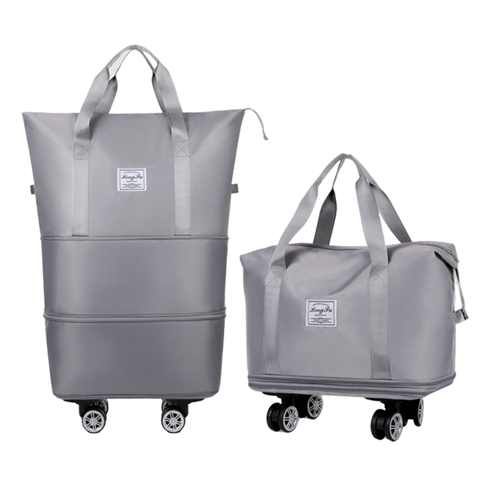 Callipe Duffel Bag Suitcase Expandable Design Waterproof Tear-Resistant Multiple Compartments Large Capacity Versatile Luggage Bag with Wheels