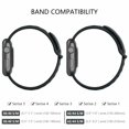 thumbnail image 4 of Adepoy Compatible for Apple Watch Band 38mm 40mm 42mm 44mm, Breathable Soft Silicone Wristbands Adjustable Bands for Apple iWatch Series 7, 6, 5, 4, 3, 2, 1, SE, Nike+, Edition", 4 of 7