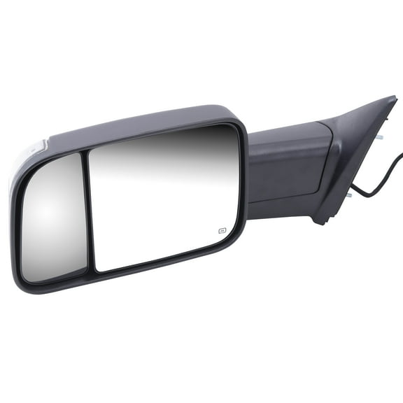 Brock Manual Tow Mirror for 1994-2001 Ram 1500 7X10 Flip-Up New Arm Design Left 55156335AD