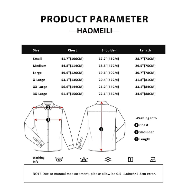 HAOMEILI Men's Plaid Flannel Button-Down Shirt photo 6
