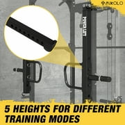 Mikolo Adjustable Jammer arms for power cage, Fit 2*2 Power Cage, Rated 600LBS for Body Strength Training