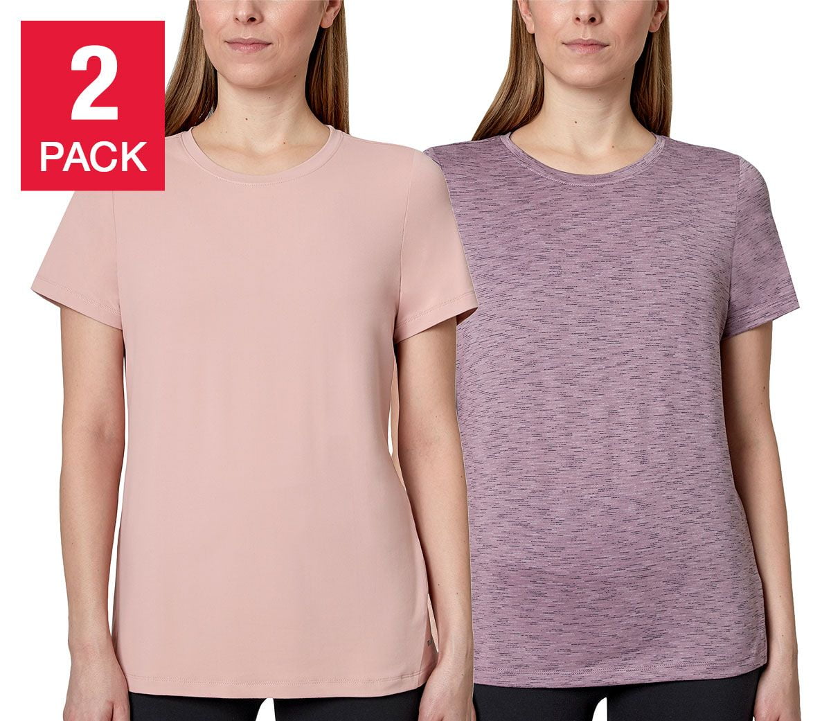 Mondetta Womens 2Pack Short Sleeve Tee